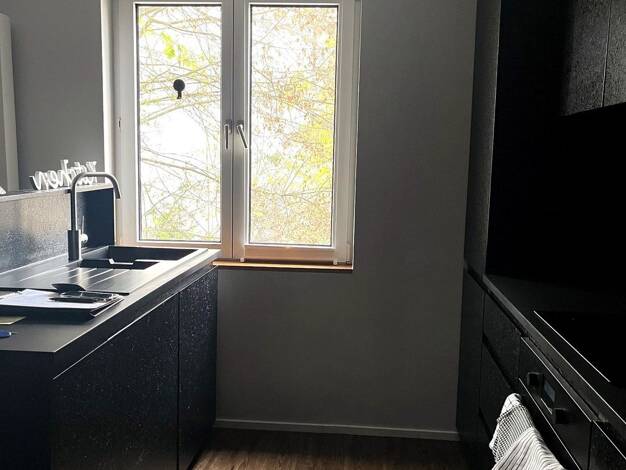Wohnung zur Miete 1.100 € 2 Zimmer 55 m² 1. Geschoss frei ab sofort Hausener Obergasse 45 Hausen Frankfurt am Main 60488