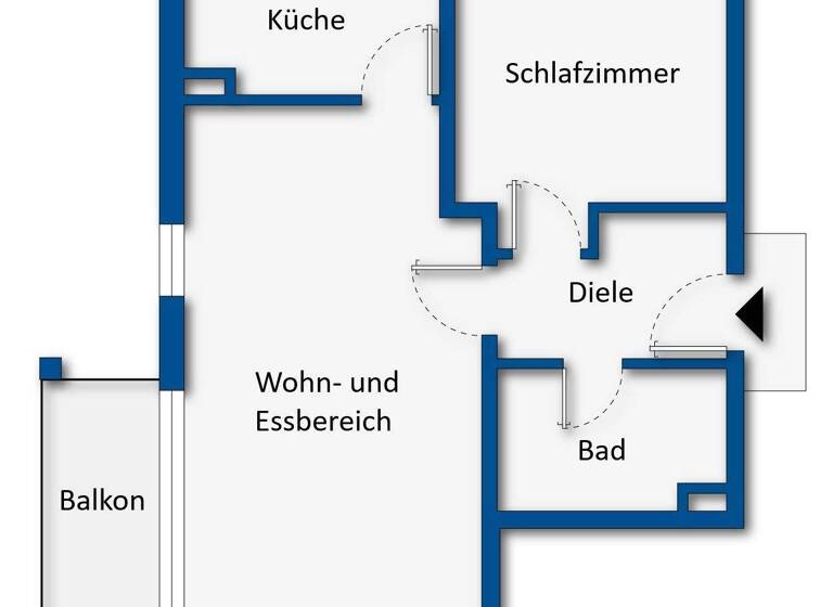Wohnung zum Kauf 165.000 € 2 Zimmer 57,5 m² 2. Geschoss Velten 16727