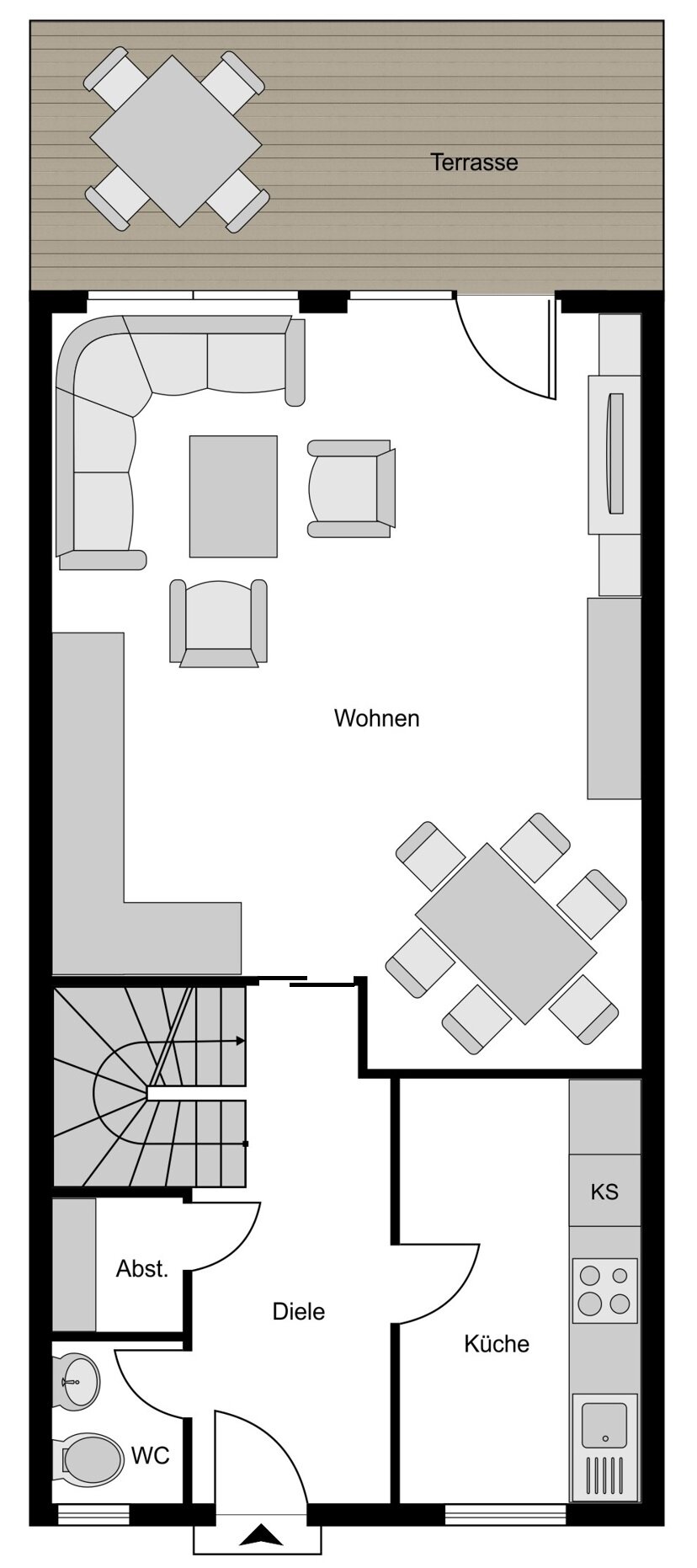 Reihenendhaus zum Kauf 398.000 € 3,5 Zimmer 121 m²<br/>Wohnfläche 221 m²<br/>Grundstück Hofstede Bochum 44809