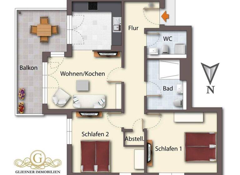Wohnung zum Kauf 320.000 € 3 Zimmer 88 m² Zirchow 17419