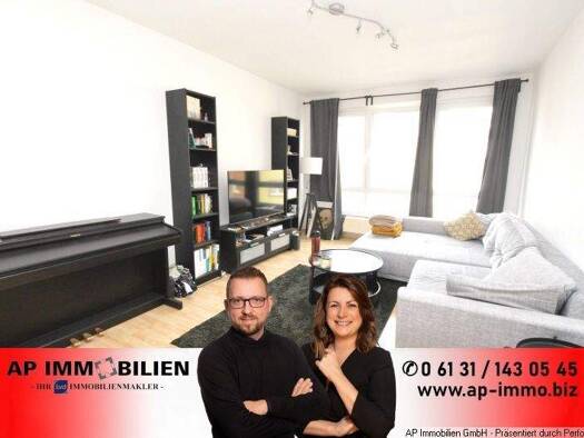 Wohnung zur Miete 629 € 2 Zimmer 45,7 m² 4. Geschoss frei ab 01.04.2026 Neustadt Mainz 55118