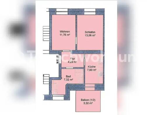Wohnung zur Miete Tauschwohnung 525 € 2 Zimmer 55 m² 2. Geschoss Gorbitz-Ost Dresden 01169