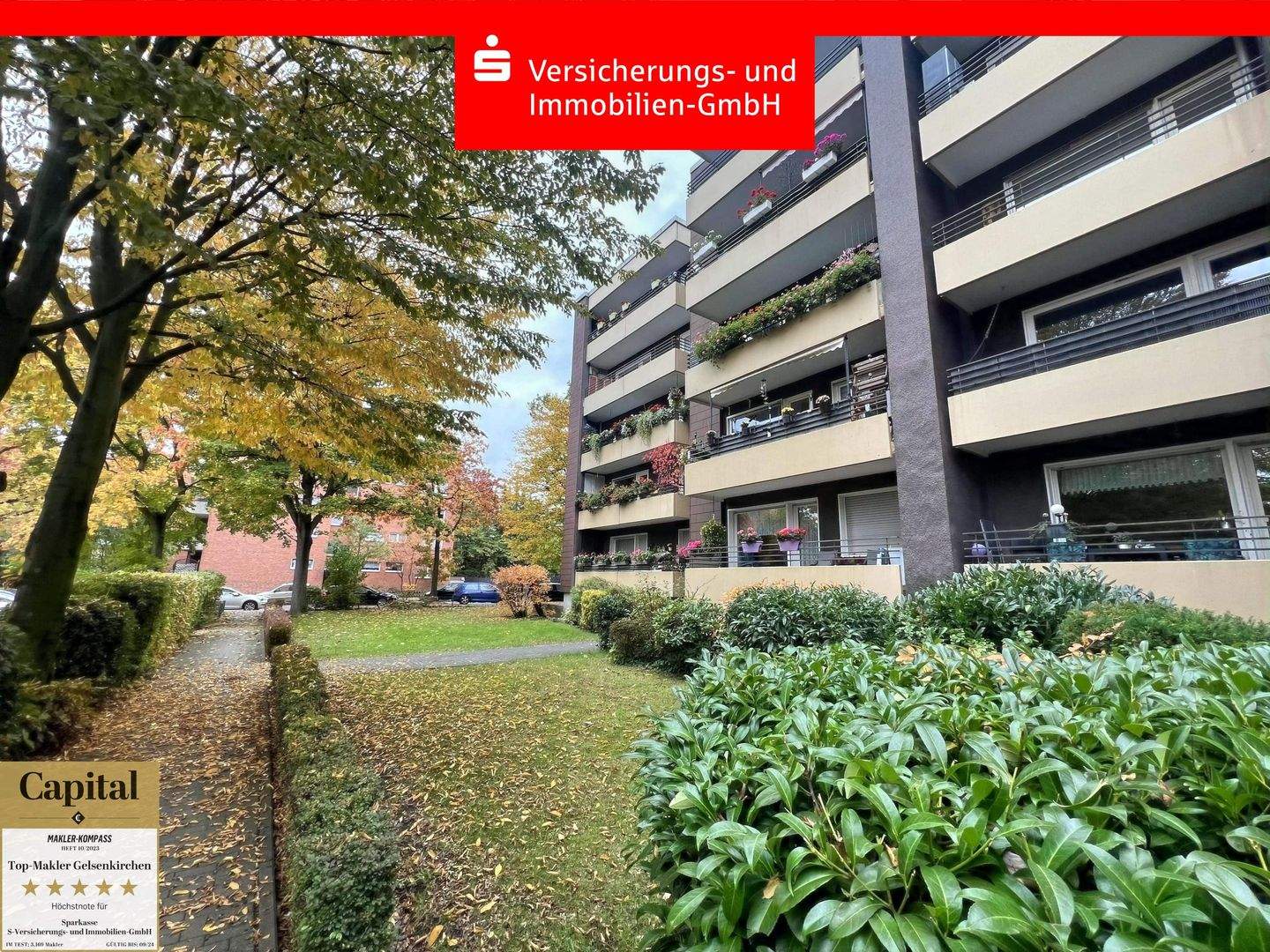 CHARMANTE EIGENTUMSWOHNUNG MIT ZWEI BALKONEN UND PKW-STELLPLATZ IN GELSENKIRCHEN-ERLE!