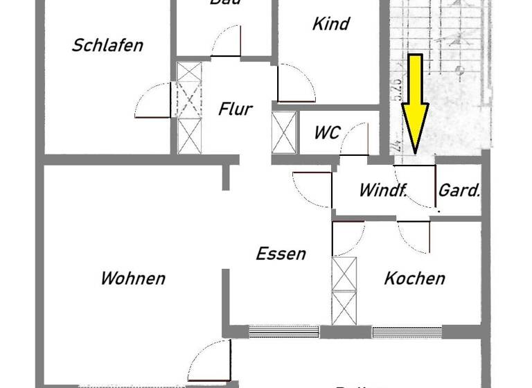 Wohnung zum Kauf 3,5 Zimmer 95 m² 2. Geschoss frei ab sofort Würzburger Ring 86 Büchenbach Erlangen 91056