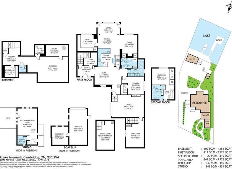 Einfamilienhaus zum Kauf 1.951.066 € 4 Zimmer 241 m² 1.011 m² Grundstück 9 Lake Avenue Puslinch N3C2V4