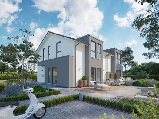 Doppelhaushälfte zum Kauf provisionsfrei 482.782 € 4 Zimmer 112 m² 326 m² Grundstück Offenau 74254