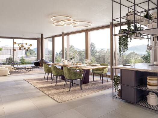 Penthouse zum Kauf - Neubau provisionsfrei 2.270.000 € 4 Zimmer 255 m² 5. Geschoss Herderstraße 4, 6, 8 West Rosenheim 83024