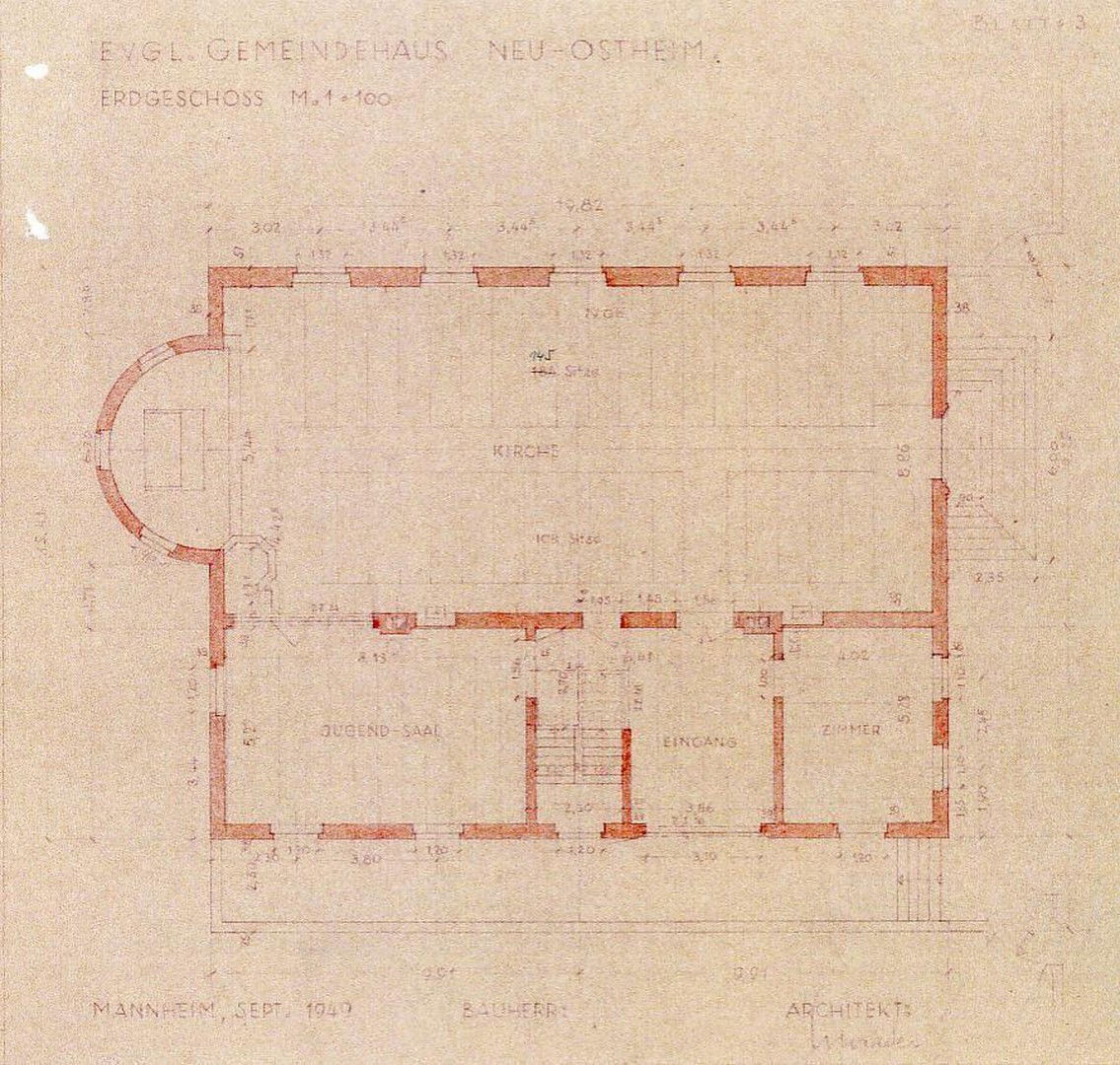 Grundstück zum Kauf provisionsfrei 640.000 € 1.015 m²<br/>Grundstück Grünewaldstr. 2 Neuostheim - Nord Mannheim 68163