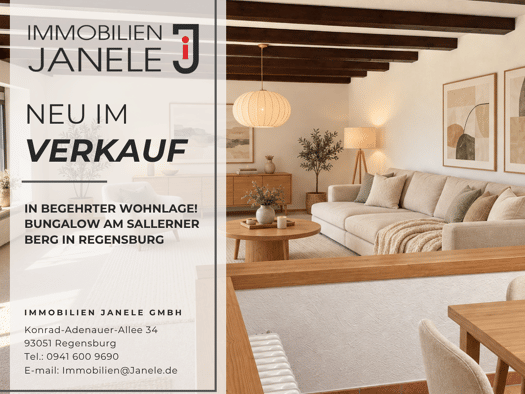 Bungalow zum Kauf 735.000 € 5 Zimmer 161 m² 390 m² Grundstück frei ab sofort Konradsiedlung-Wutzlhofen Regensburg 93057