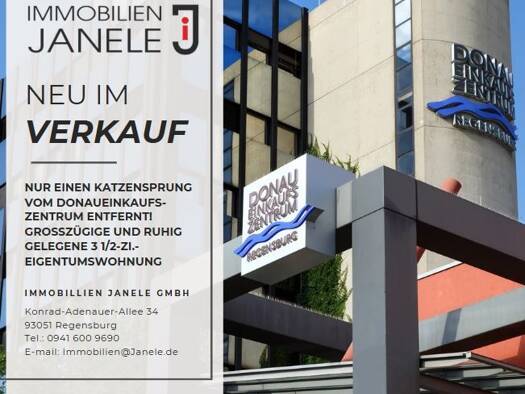 Wohnung zum Kauf 365.000 € 3,5 Zimmer 96 m² 2. Geschoss frei ab sofort Regensburg 93059