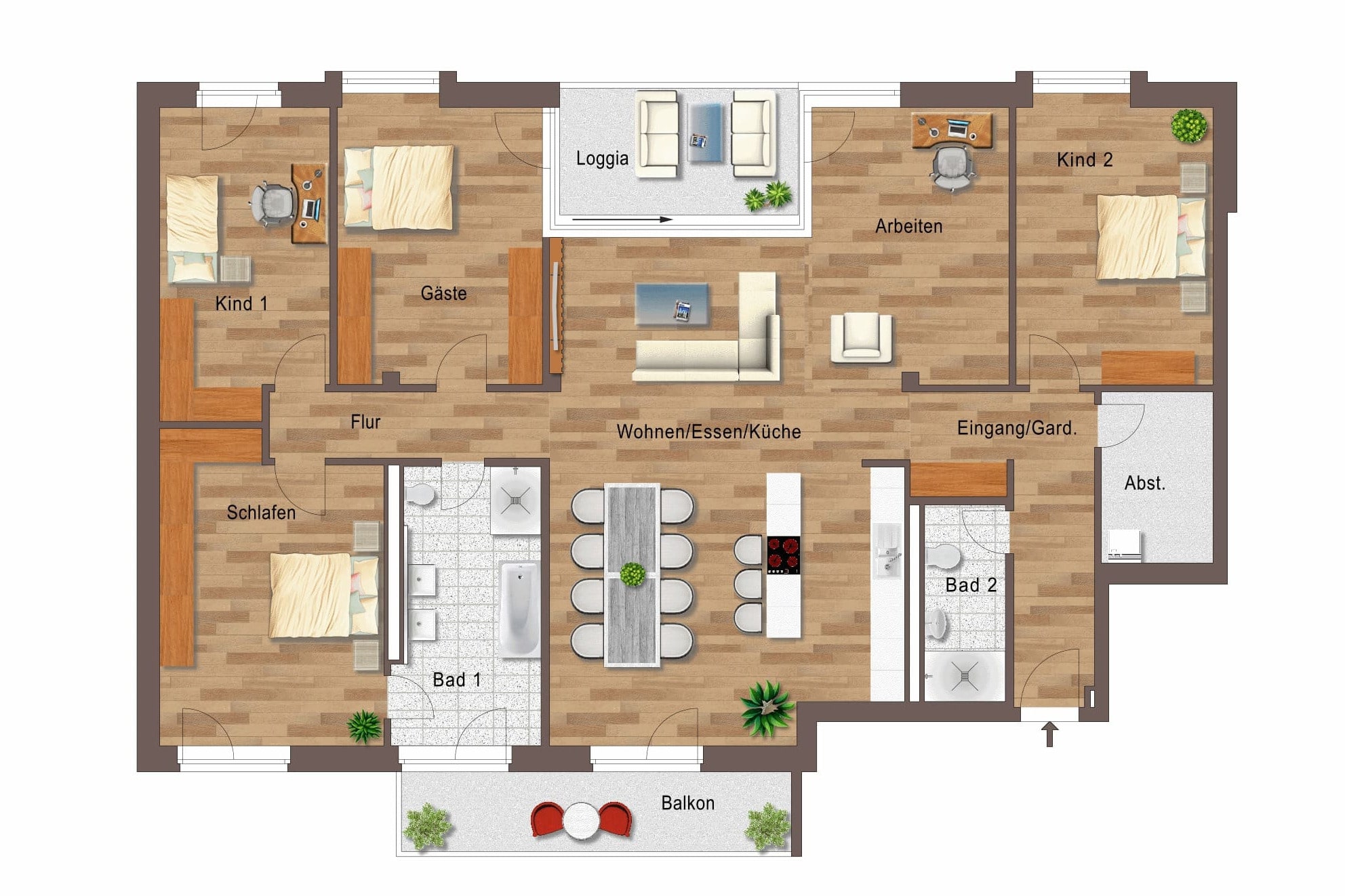 Wohnung zum Kauf 1.060.000 € 5 Zimmer 192 m²<br/>Wohnfläche 2.<br/>Geschoss ab sofort<br/>Verfügbarkeit Plagwitz Leipzig 04229