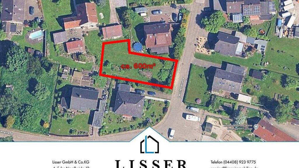 Grundstück zum Kauf 59.000 € 600 m² Grundstück frei ab sofort Ganspe Berne 27804