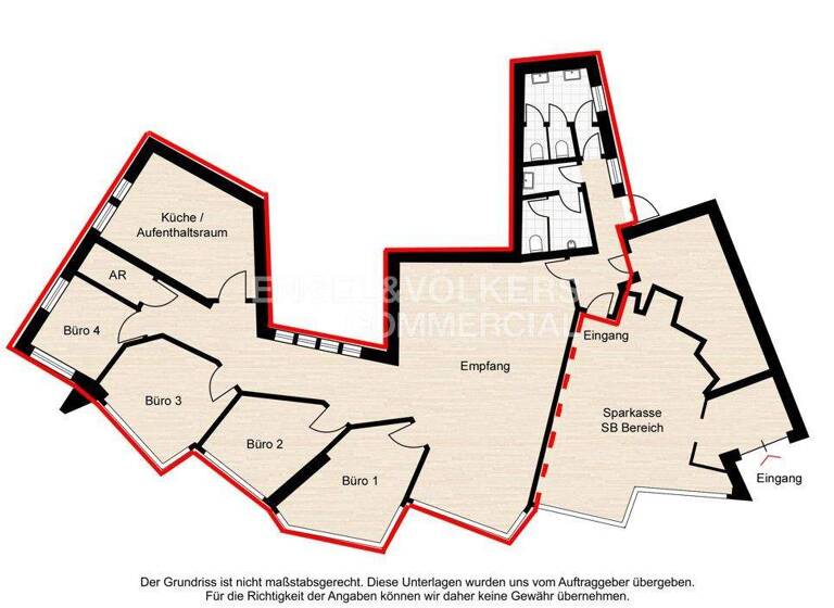 Bürofläche zur Miete 1.200 € 155 m² Bürofläche Lüdenscheid 58511
