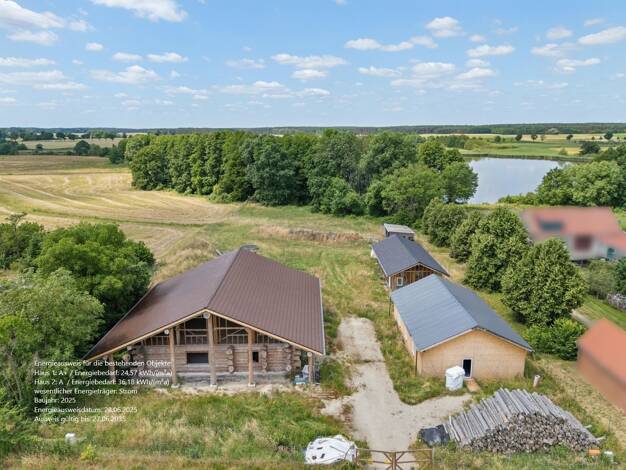 Villa zum Kauf 1.550.000 € 9 Zimmer 324 m² 6.718 m² Grundstück Zeust Friedland 15848