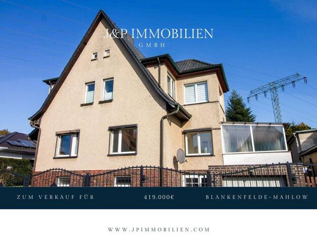 Mehrfamilienhaus zum Kauf 419.000 € 6 Zimmer 134 m² 940 m² Grundstück Blankenfelde Blankenfelde-Mahlow 15827