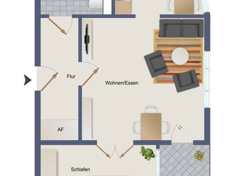 Wohnung zur Miete 900 € 2 Zimmer 61,7 m²<br/>Wohnfläche 4.<br/>Geschoss ab sofort<br/>Verfügbarkeit Neulichtenhofstraße 16 Hummelstein Nürnberg 90461