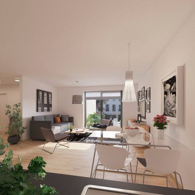 Wohnung zur Miete - Neubau 1.060 € 3 Zimmer 77,4 m² 2. Geschoss frei ab 01.12.2025 Jacobstraße 14 Innenstadt Halle (Saale) 06110