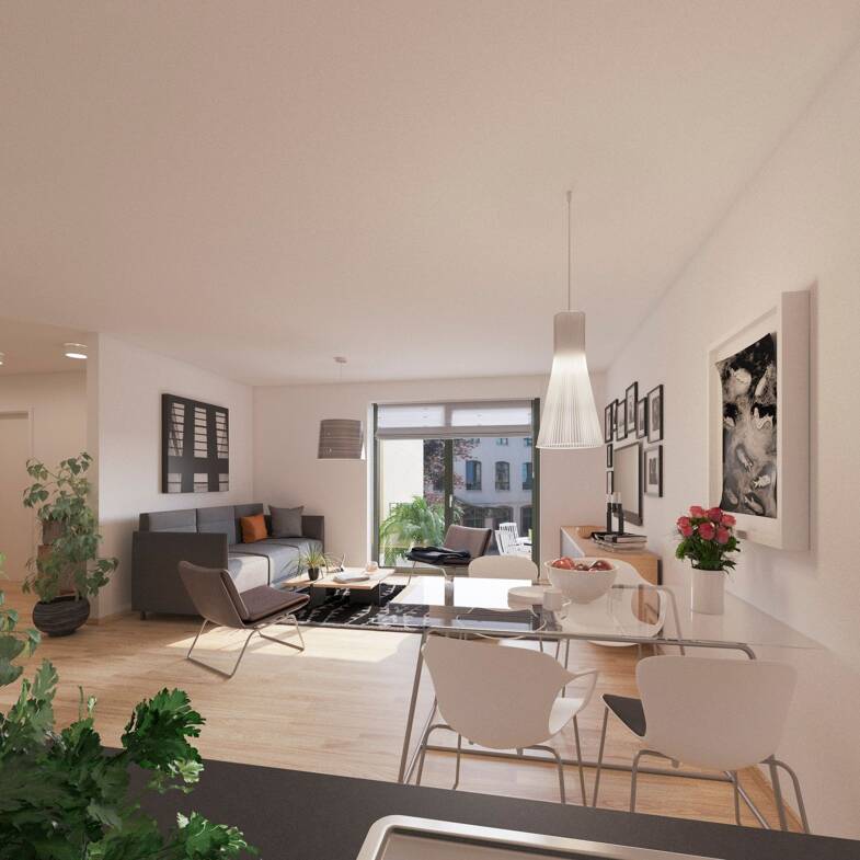 Wohnung zur Miete - Neubau 1.060 € 3 Zimmer 77,4 m² 2. Geschoss frei ab 01.12.2025 Jacobstraße 14 Innenstadt Halle (Saale) 06110