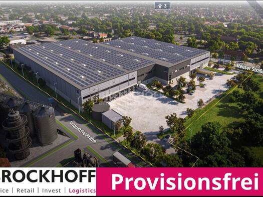 Halle/Industriefläche zur Miete provisionsfrei 13.709 m² Lagerfläche teilbar ab 5.476 m² Emmerich Emmerich am Rhein 46446