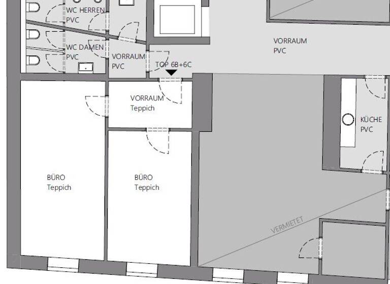 Büro zur Miete 566 € 2 Zimmer Innere Stadt Klagenfurt am Wörthersee 9020