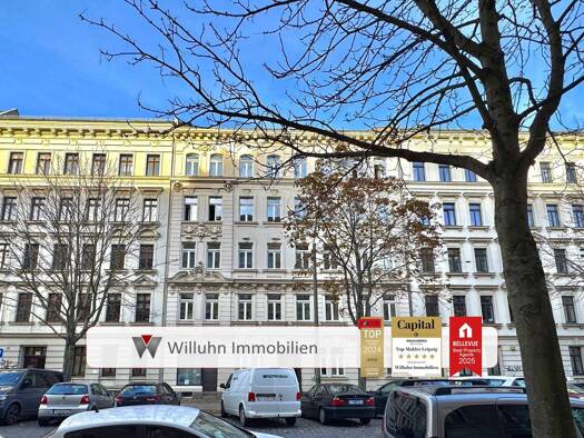 Wohnung zur Miete 800 € 3 Zimmer 67 m² 2. Geschoss Johannisallee 16 Reudnitz-Thonberg Leipzig 04317