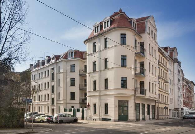 Wohnung zur Miete 618 € 2 Zimmer 48,6 m² Dachgeschoss, 4. Geschoss frei ab 01.10.2025 Krönerstraße 2 Volkmarsdorf Leipzig 04315