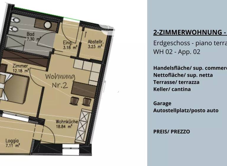 Studio zum Kauf 283.000 € 2 Zimmer 74 m² 1. Geschoss Tramin an der Weinstrasse 39040