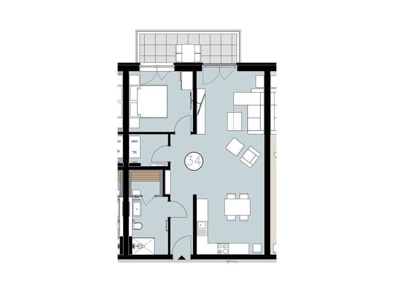 Wohnung zum Kauf - Erstbezug 323.295 € 2 Zimmer 73,5 m² Tossens Butjadingen / Tossens 26969