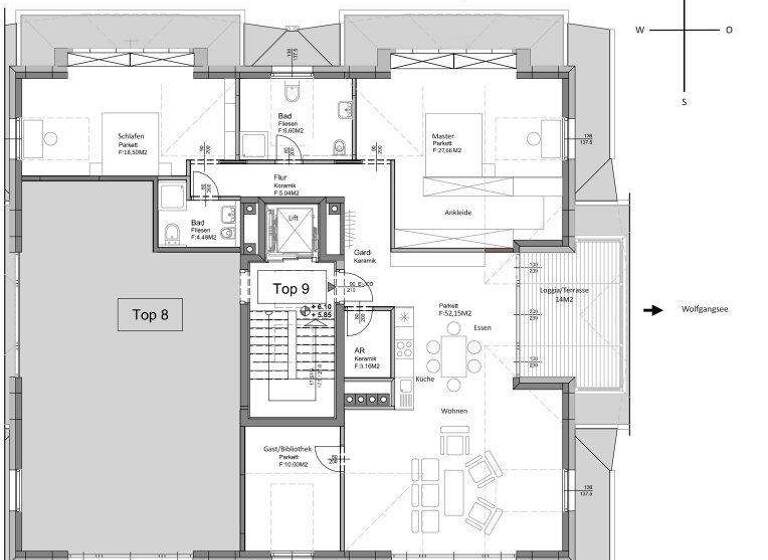Wohnung zum Kauf 1.150.000 € 130 m² St. Gilgen 5340