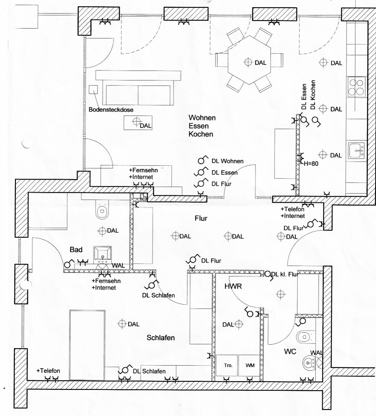 Wohnung zur Miete 882 € 2 Zimmer 84 m²<br/>Wohnfläche 2.<br/>Geschoss ab sofort<br/>Verfügbarkeit Am Stadtbad Statistischer Bezirk 11 Hamm 59065