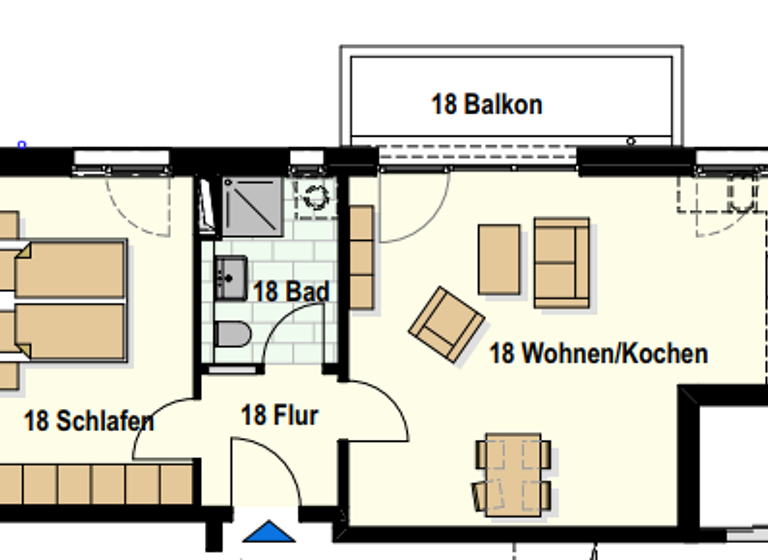 Penthouse zum Kauf provisionsfrei 298.300 € 2 Zimmer 58,4 m² Am Teich 12-15 Innenstadt Neumünster 24534