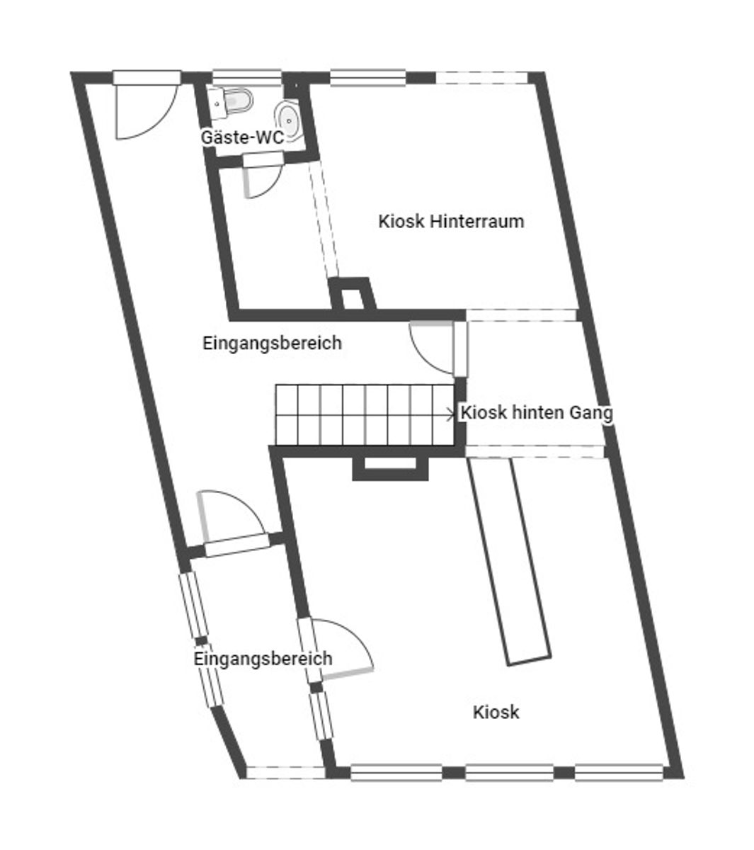 Mehrfamilienhaus zum Kauf als Kapitalanlage geeignet 124.500 € 5 Zimmer 150 m²<br/>Wohnfläche 118,1 m²<br/>Grundstück Oberstadt / Braunschweiger Straße Helmstedt 38350