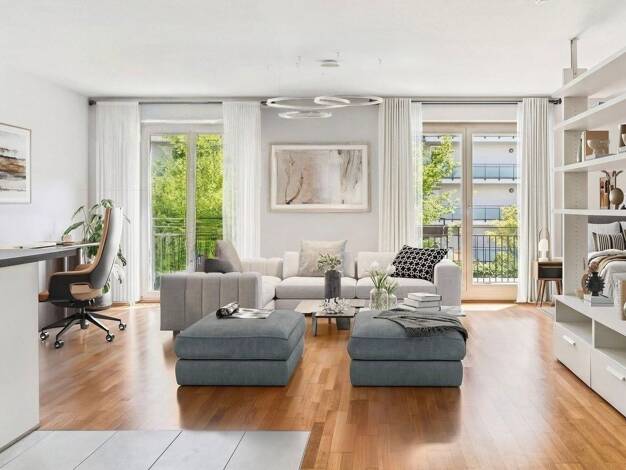 Wohnung zum Kauf 559.000 € 1 Zimmer 46,1 m² 1. Geschoss Schwabing-West München 80796