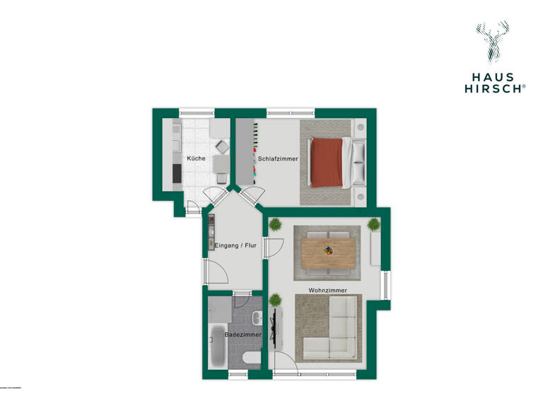 Wohnung zum Kauf 149.000 € 2 Zimmer 62 m²<br/>Wohnfläche 1.<br/>Geschoss Sellerhausen-Stünz Leipzig 04328