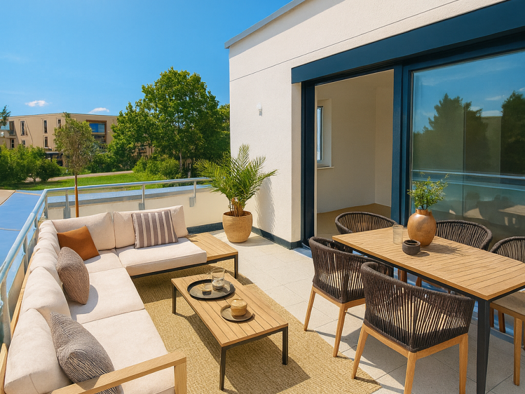 Wohnung zur Miete 1.250 € 2 Zimmer 53,7 m² frei ab sofort Bonlanden Filderstadt 70794