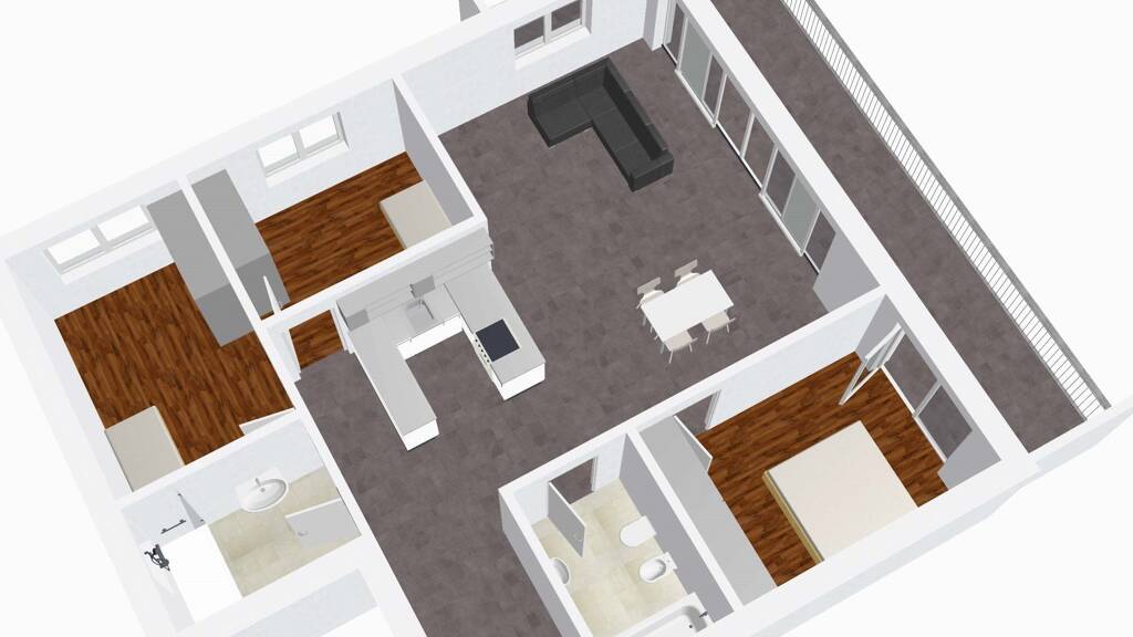 Penthouse zum Kauf - Erstbezug 1.010.000 € 4 Zimmer 132 m² 2. Geschoss frei ab sofort Oberbozen Ritten 39054