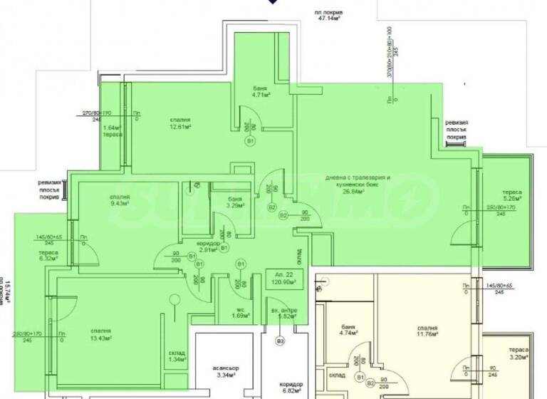 Studio zum Kauf 300.000 € 4 Zimmer 137 m² Sofia