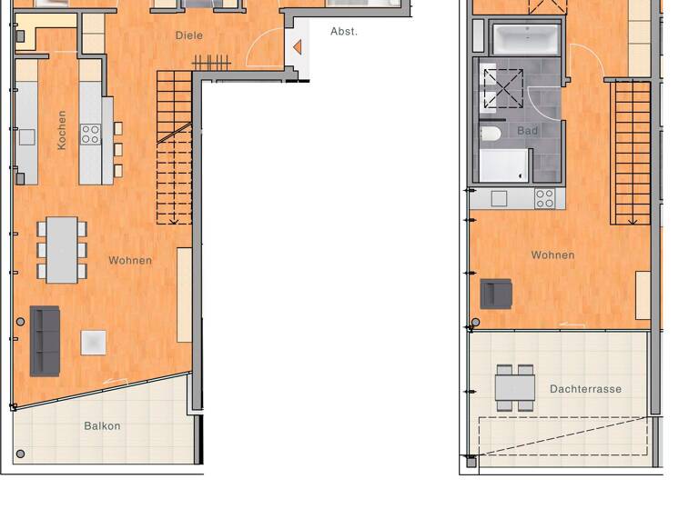 Wohnung zum Kauf 896.550 € 4,5 Zimmer 139 m²<br/>Wohnfläche Dachgeschoss, 7.<br/>Geschoss Böfingen Ulm 89075