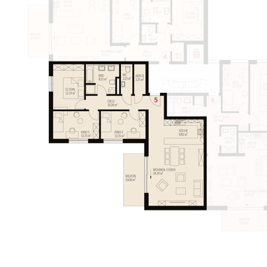 Wohnung zum Kauf provisionsfrei 521.000 € 4 Zimmer 110,5 m² Fischingerstraße 15 Binzen 79589