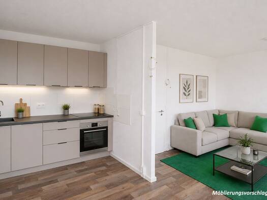Wohnung zur Miete 362 € 3 Zimmer 57,9 m² 5. Geschoss Genthiner Straße 5 Silberhöhe Süd 06132