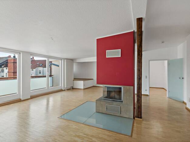 Wohnung zur Miete 885 € 2 Zimmer 118 m² 4. Geschoss frei ab 01.08.2026 Südstraße 3 Innenstadt Halle (Saale) 06110