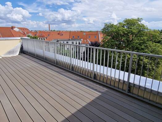 Penthouse zur Miete - Erstbezug 1.910 € 5 Zimmer 147,2 m² 6. Geschoss frei ab sofort Torgauer Straße 44a Volkmarsdorf Leipzig 04315