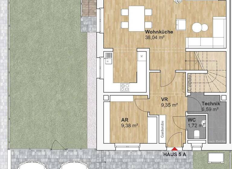 Doppelhaushälfte zum Kauf - Erstbezug provisionsfrei 575.000 € 5 Zimmer 132 m² 306 m² Grundstück Gaaden 2531