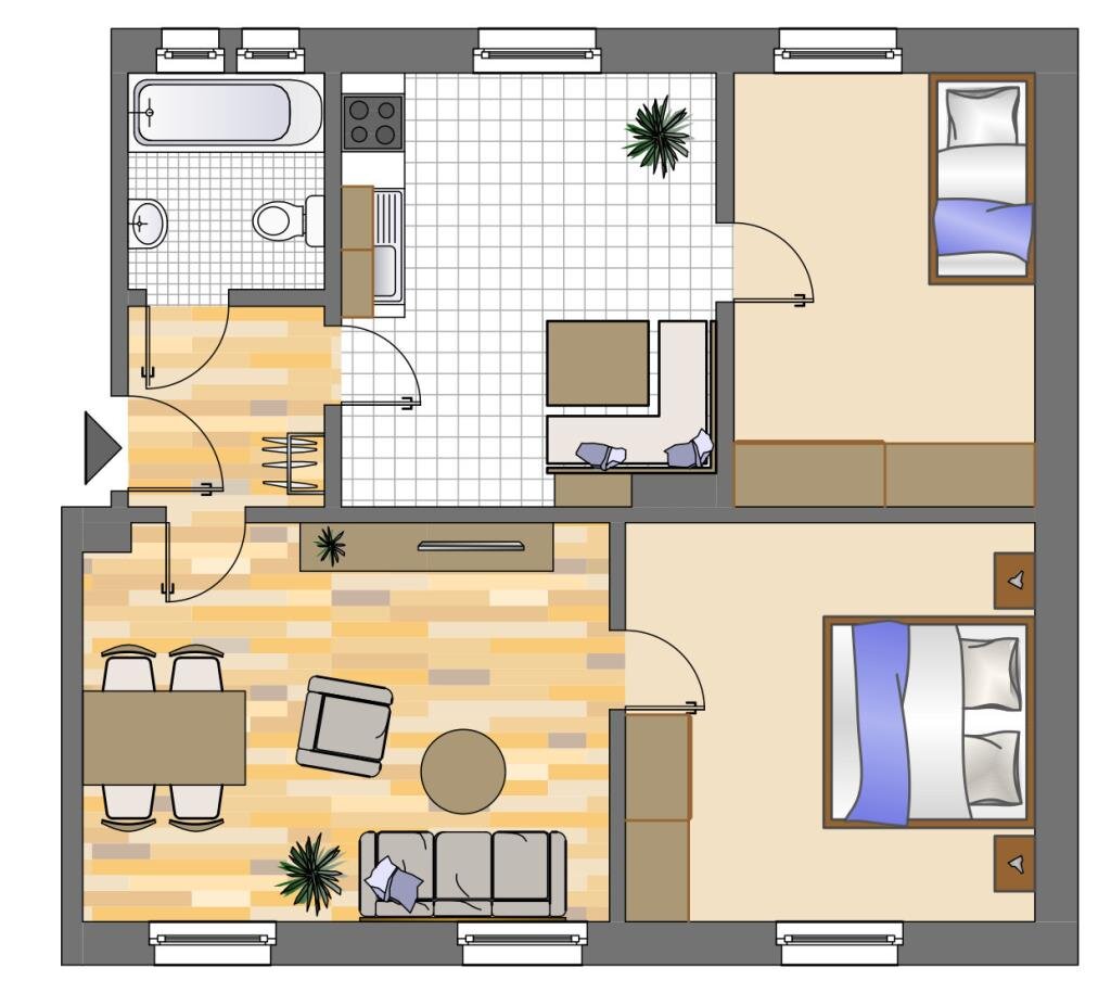 Wohnung zur Miete 509 € 3 Zimmer 74 m²<br/>Wohnfläche EG<br/>Geschoss 16.01.2025<br/>Verfügbarkeit Masurenstraße 6 Vorhalle - Süd Hagen 58089