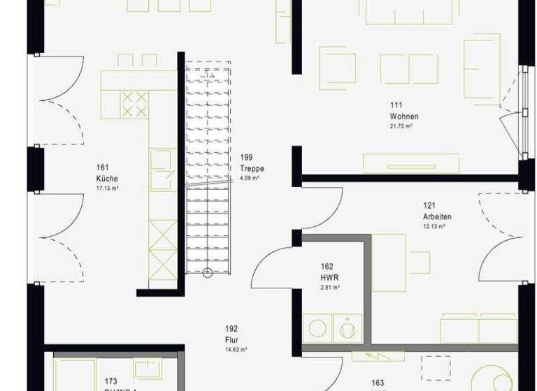 Einfamilienhaus zum Kauf provisionsfrei 366.819 € 7 Zimmer 198 m² 600 m² Grundstück Mühlhausen Twistetal 34477