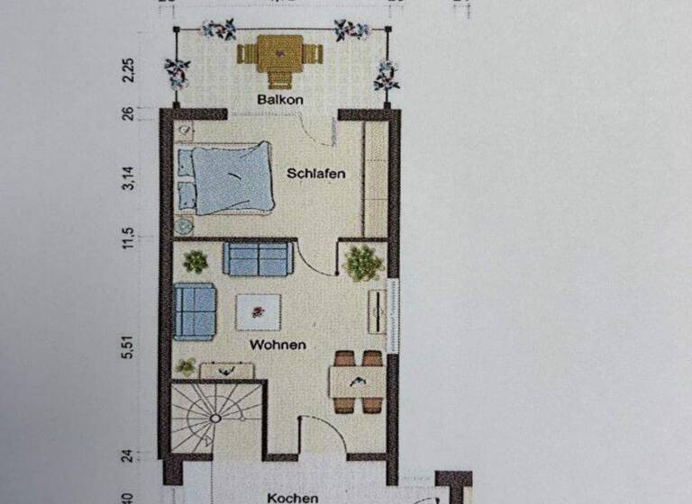 Maisonette zur Miete 1.089 € 4 Zimmer 95 m² 1. Geschoss Holstenstraße 6 Kaltenkirchen 24568