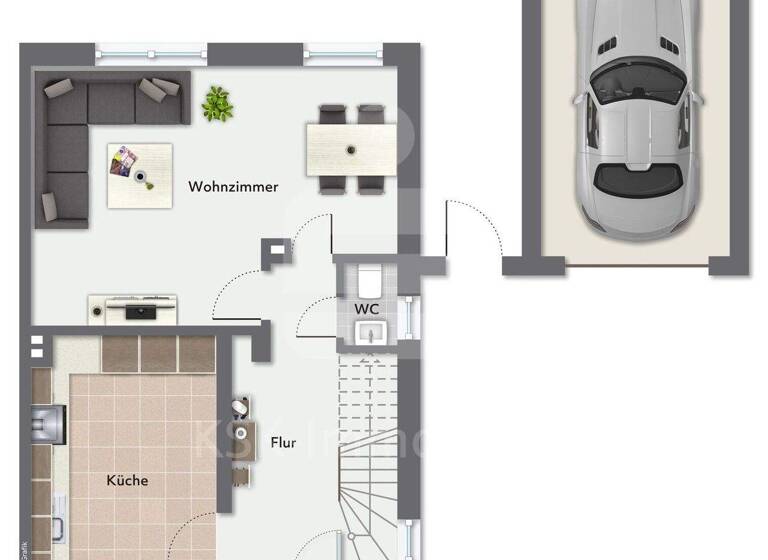 Doppelhaushälfte zur Miete 1.100 € 4 Zimmer 113 m² 627 m² Grundstück Bergheim 50126