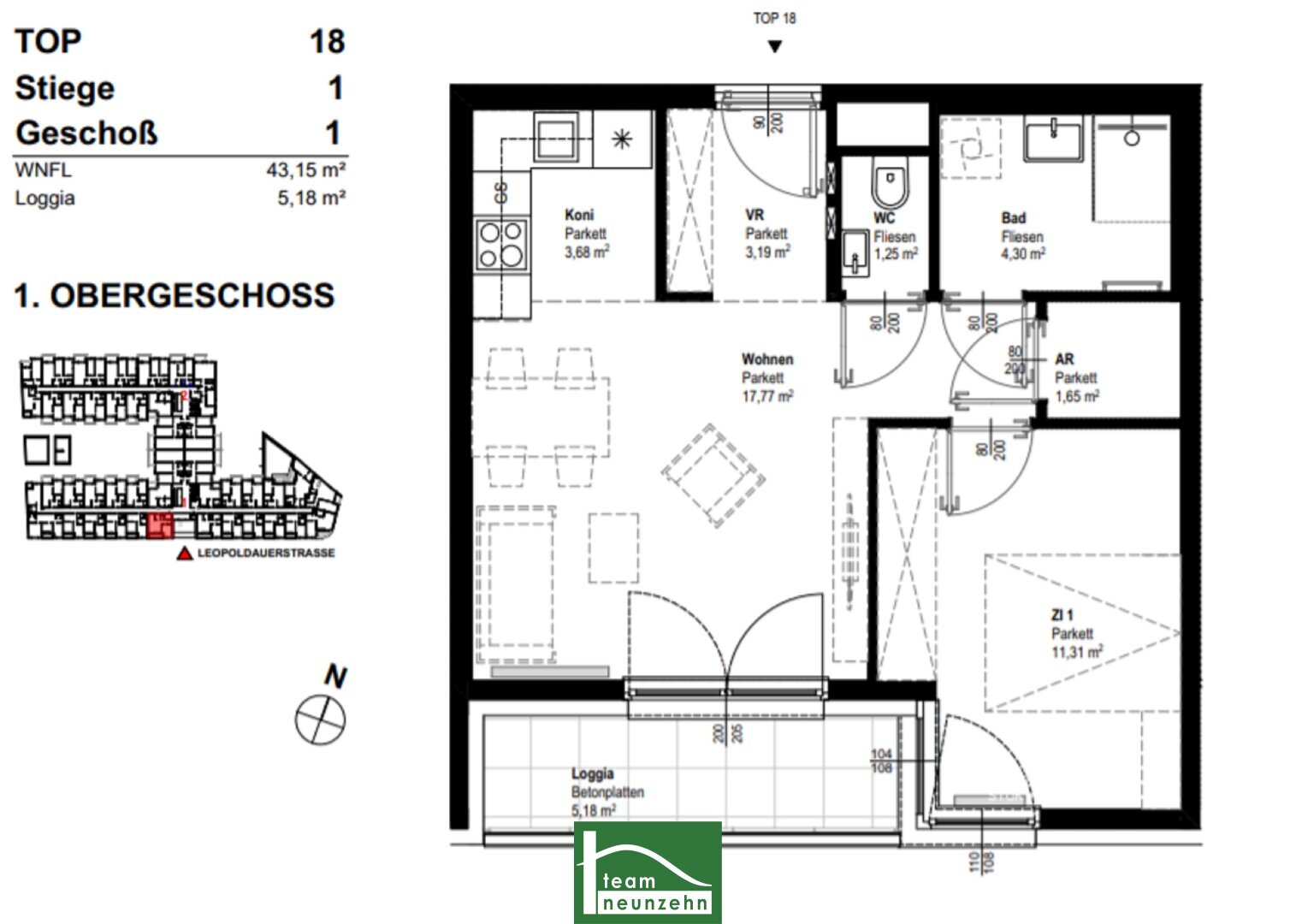 Wohnung zur Miete 577 € 2 Zimmer 43,2 m²<br/>Wohnfläche 1.<br/>Geschoss 01.03.2025<br/>Verfügbarkeit Leopoldauer Straße 131 Wien 1210