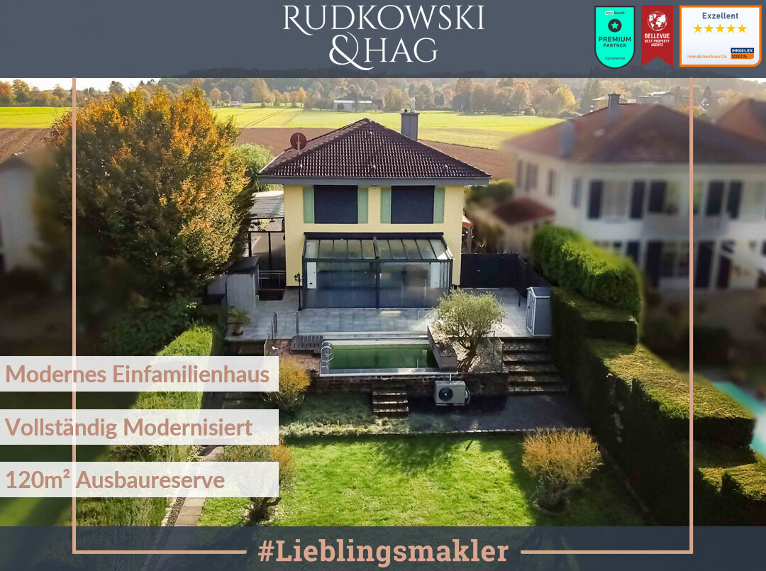 Einfamilienhaus zum Kauf 1.250.000 € 6 Zimmer 289,1 m²<br/>Wohnfläche 1.032 m²<br/>Grundstück Liedberg Korschenbroich / Drölsholz 41352