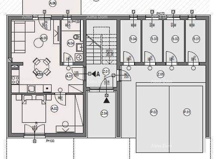 Wohnung zum Kauf 2 Zimmer 52 m² Stinjan